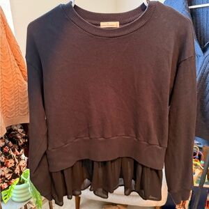 Elegant Mixed Media Women's Sweatshirt